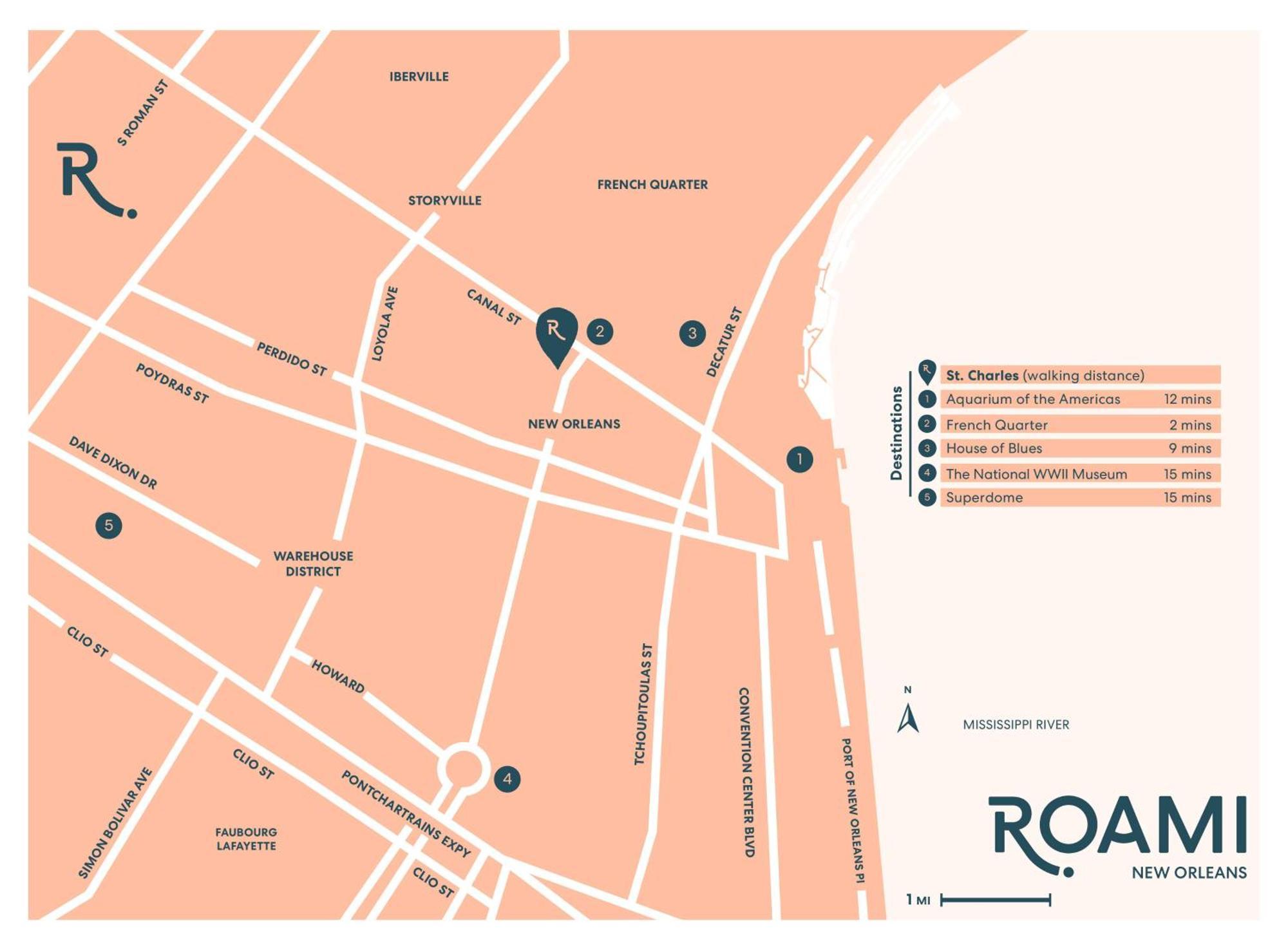 Roami At St. Charles Apartment New Orleans Ngoại thất bức ảnh